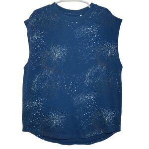 Women's Custom Dyed Splatter Effect Sleeveless DSG Shirt - Size M - NWT